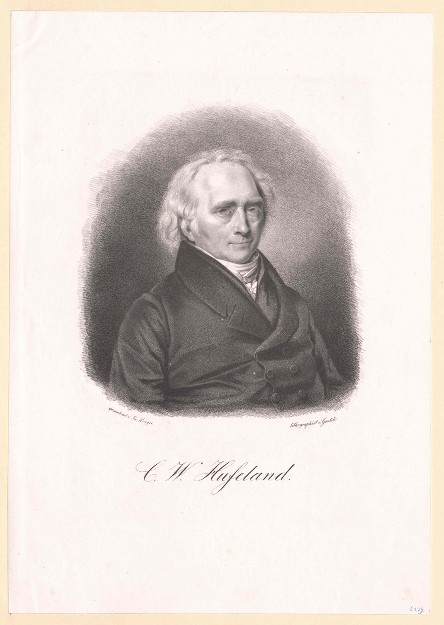 Christoph Wilhelm Hufeland da Artist Unknown