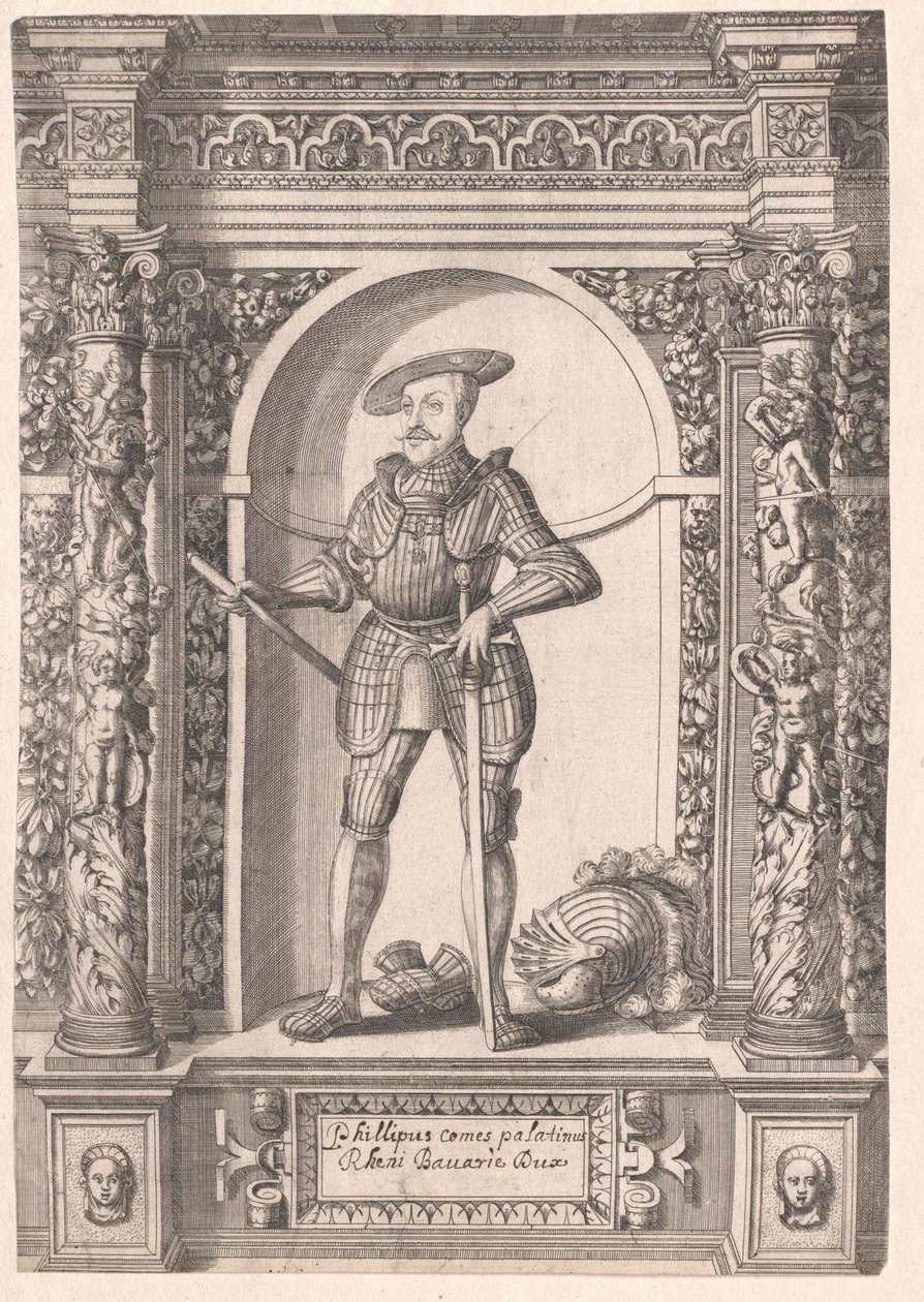 Conte Palatino del Reno Philipp, il cuore aperto da Artist Unknown