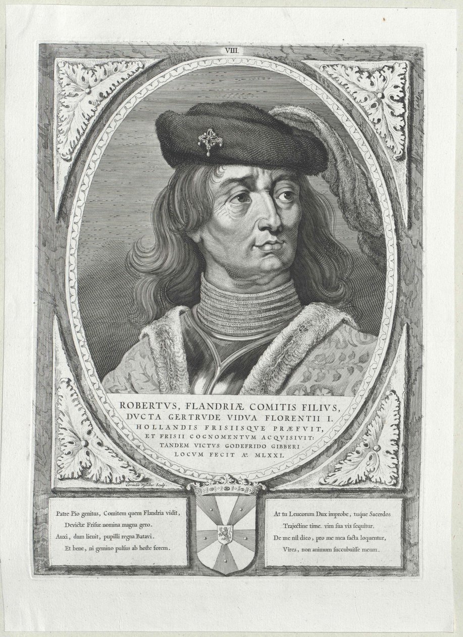 Conte di Fiandra Roberto I delle Frisone da Artist Unknown