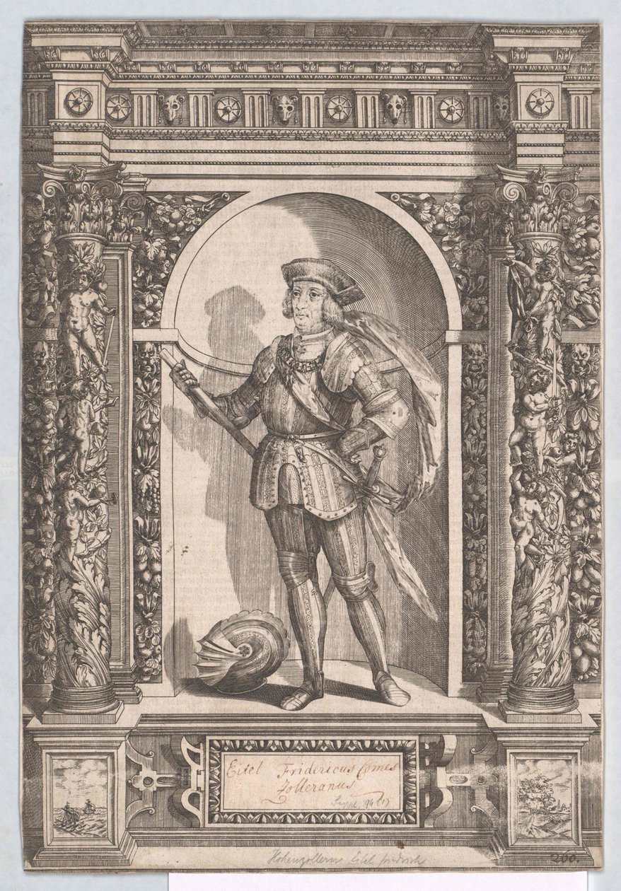 Conte di Zollern Eitel Federico II da Artist Unknown