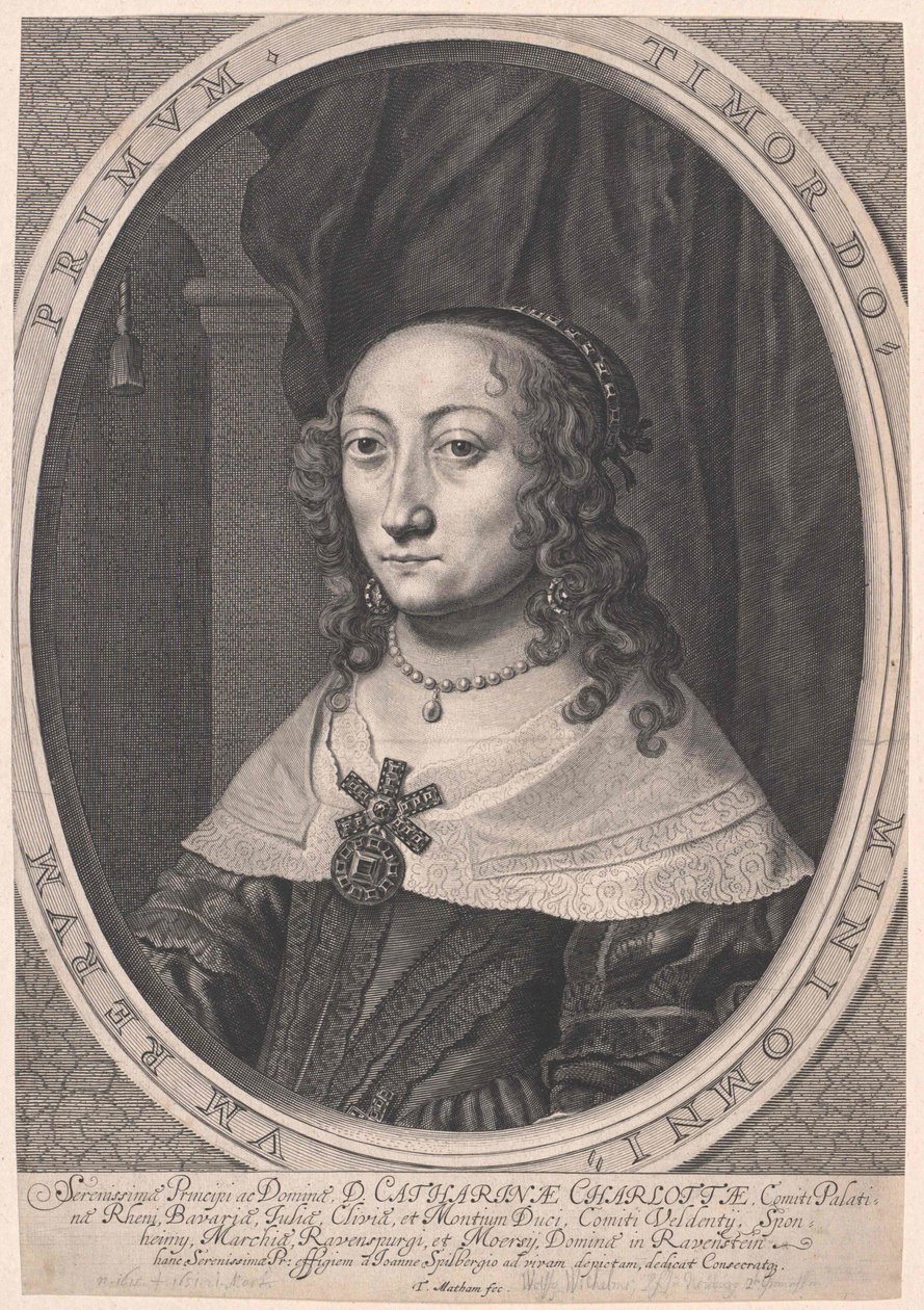 Contessa palatina di Zweibrücken Caterina Carlotta da Artist Unknown