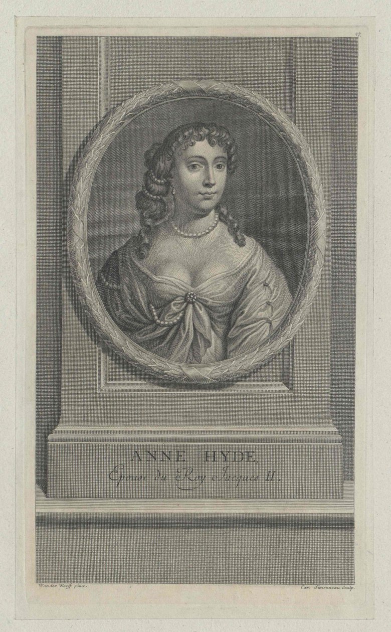 Duchessa di York Anna Hyde (stampa) da Artist Unknown