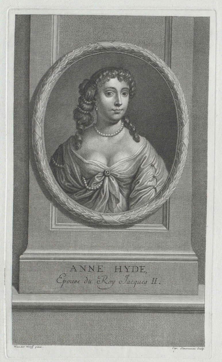 Duchessa di York Anna Hyde da Artist Unknown
