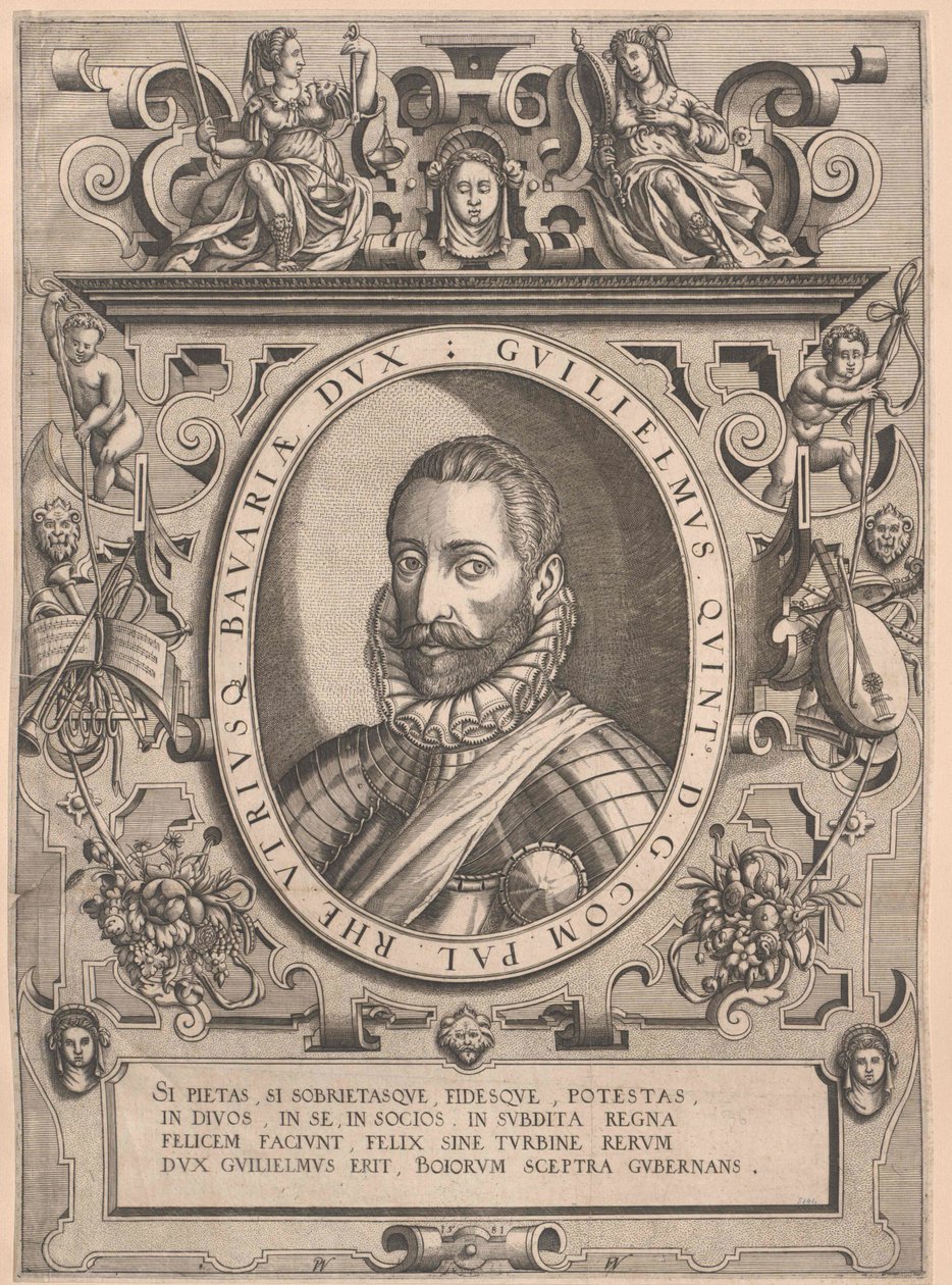 Duca di Baviera Guglielmo V da Artist Unknown
