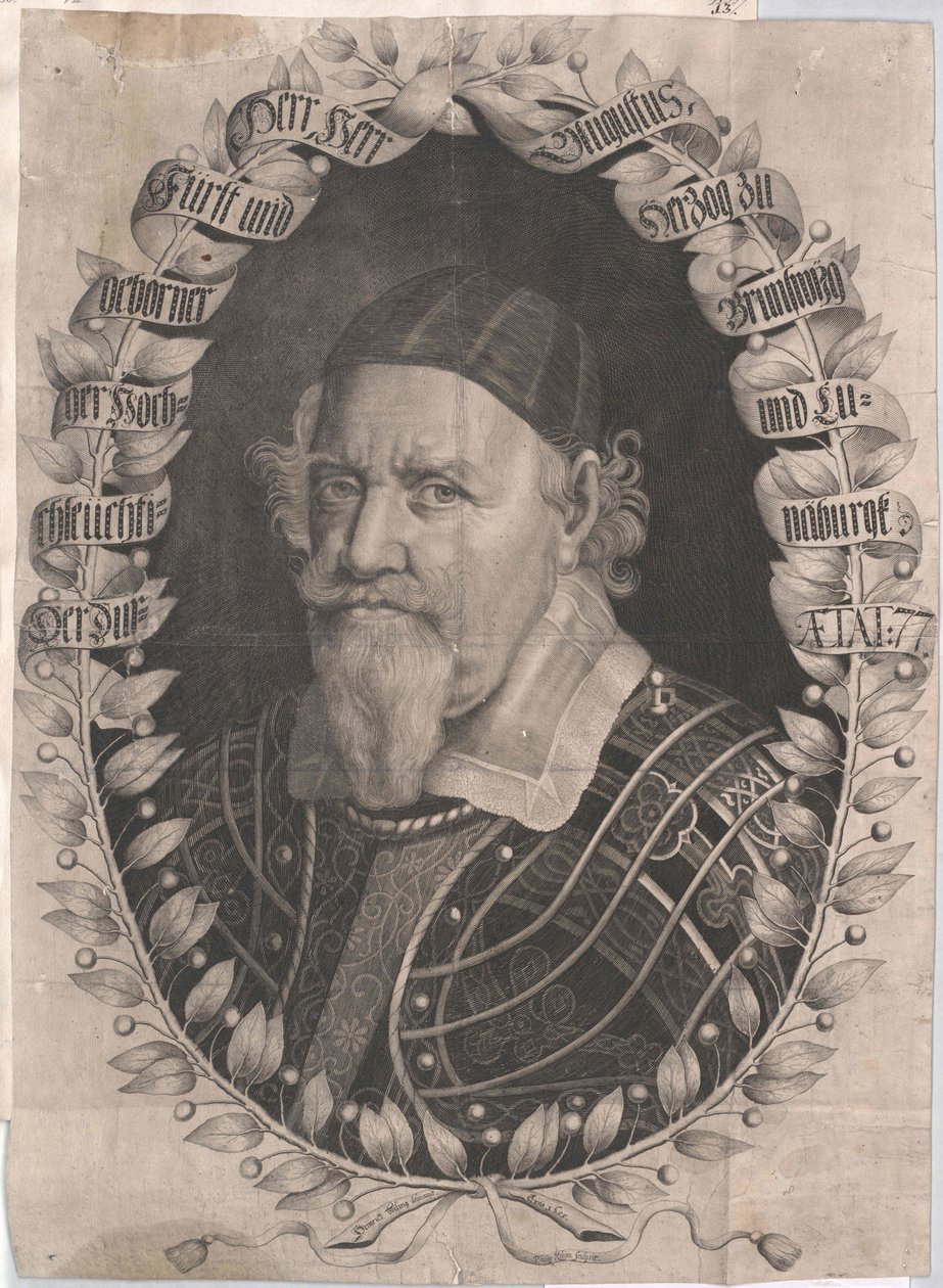 Duca di Brunswick-Wolfenbuettel August il Giovane da Artist Unknown