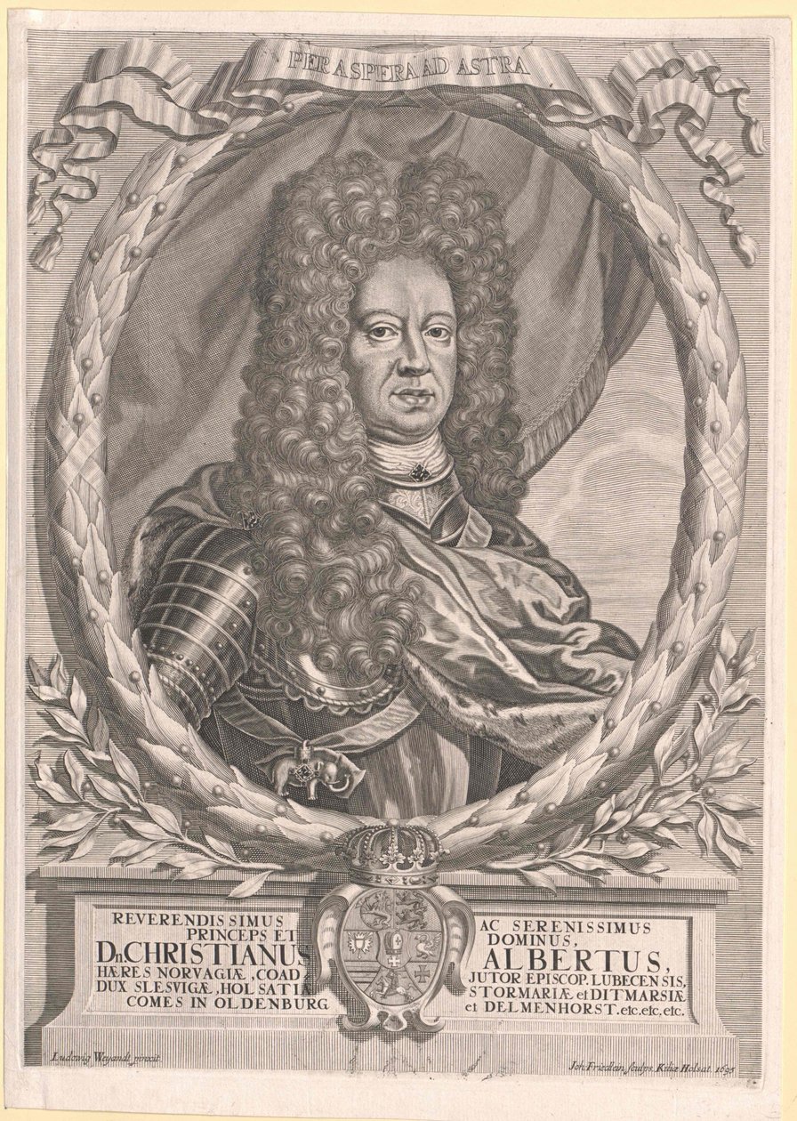 Duca di Holstein-Gottorp Christian Albert da Artist Unknown
