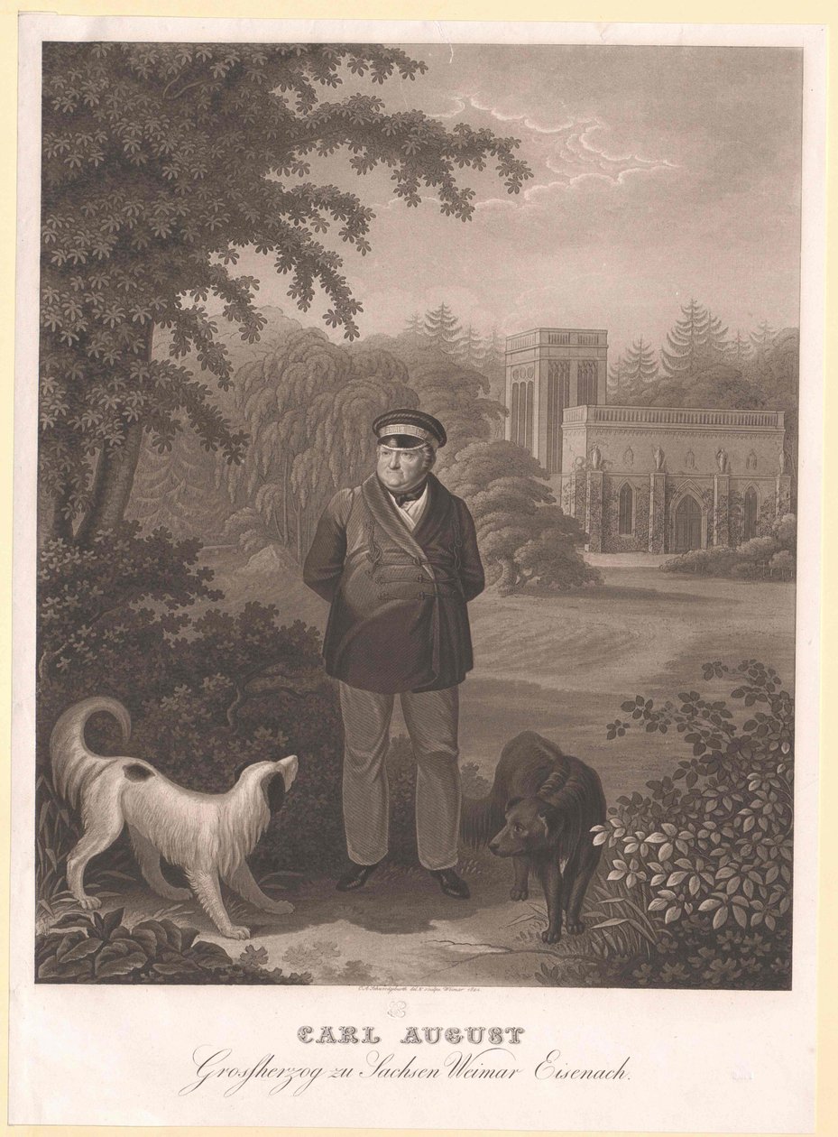 Duca di Saxe-Weimar Eisenach Karl August da Artist Unknown