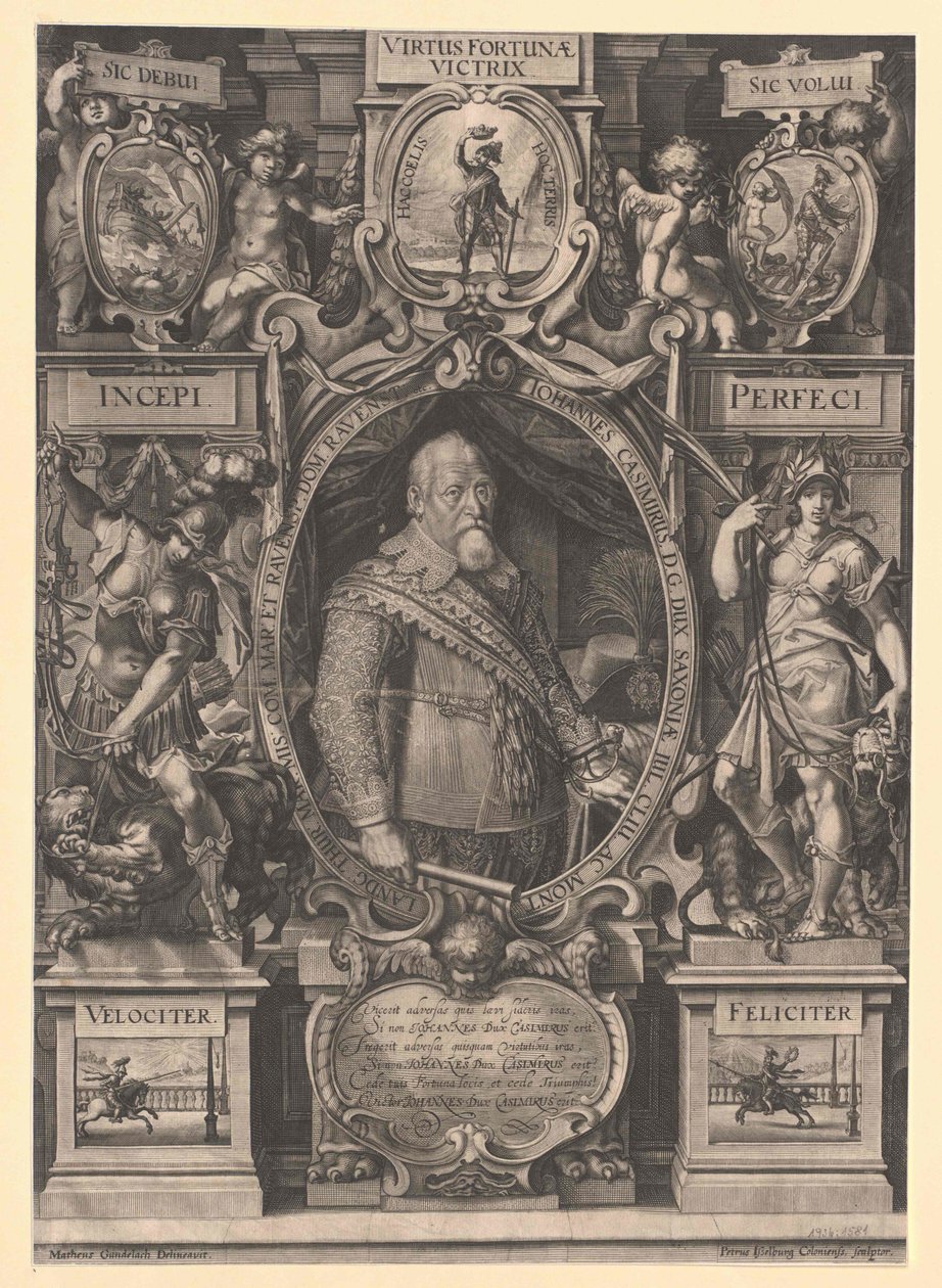 Duca di Sassonia Johann Casimir da Artist Unknown