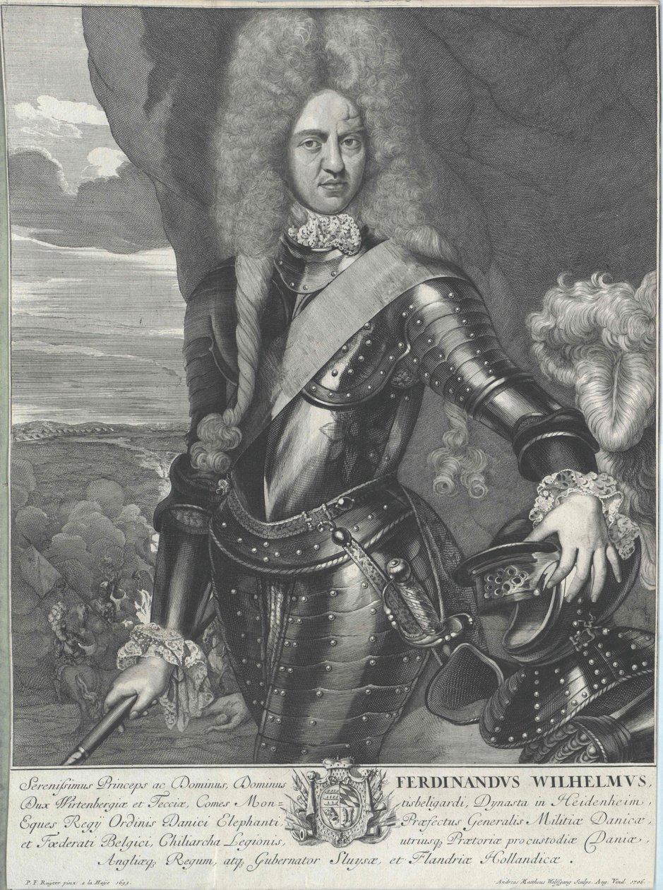 Duca di Wuerttemberg Ferdinando Guglielmo da Artist Unknown