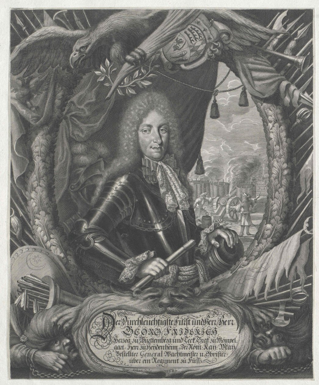 Duca di Wuerttemberg Georg Frederick da Artist Unknown