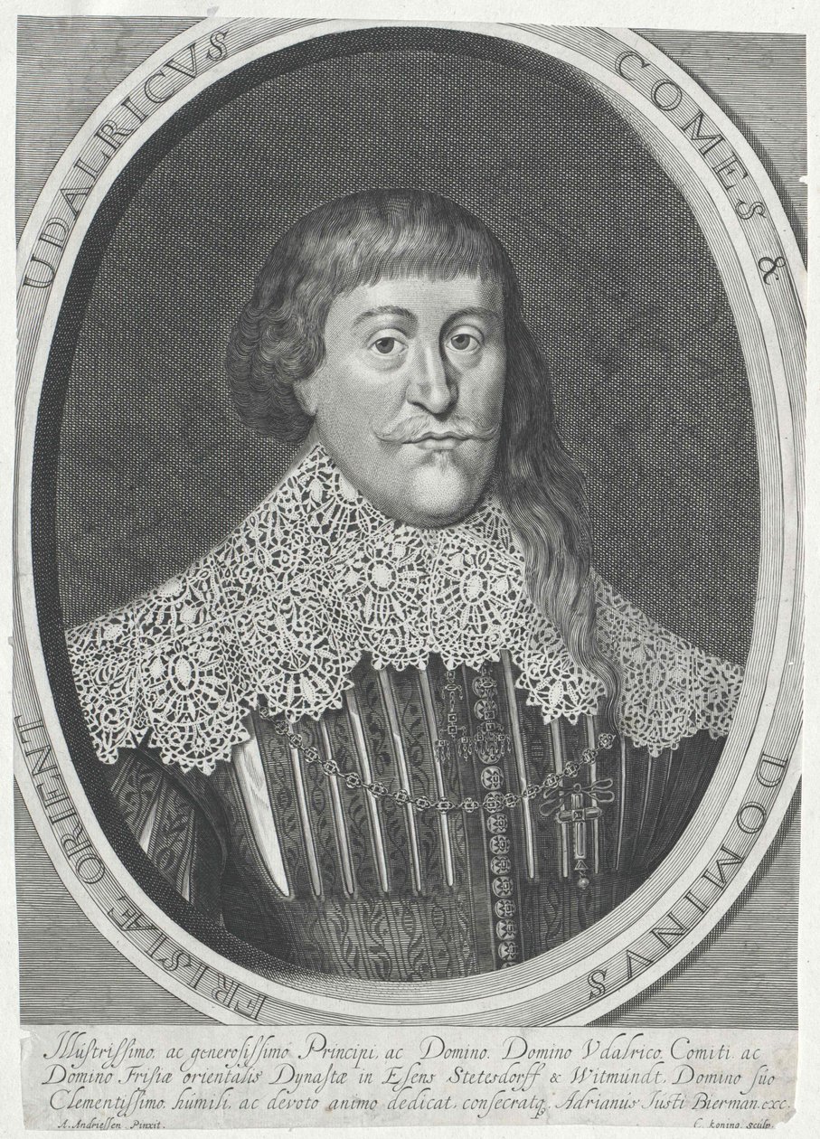 Conte di Frisia orientale Ulrich II da Artist Unknown