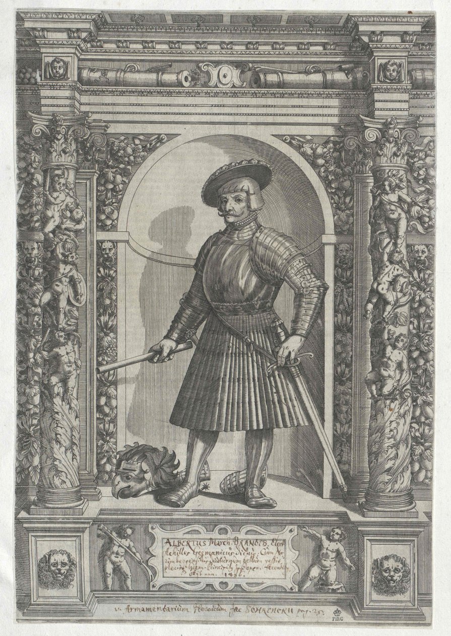 Elettore di Brandeburgo Albrecht Achilles da Artist Unknown