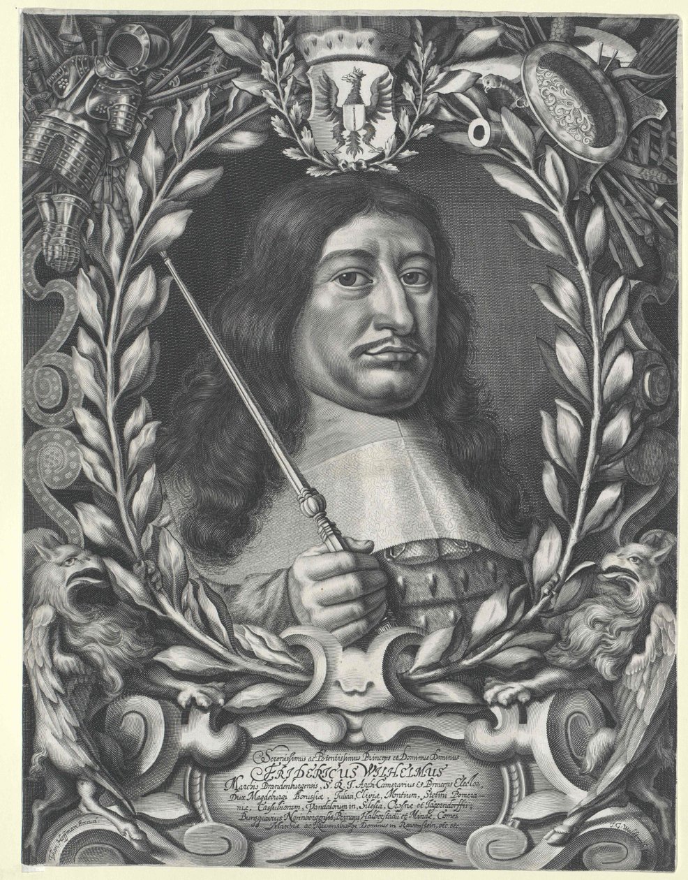 Elettore di Brandeburgo Federico Guglielmo da Artist Unknown