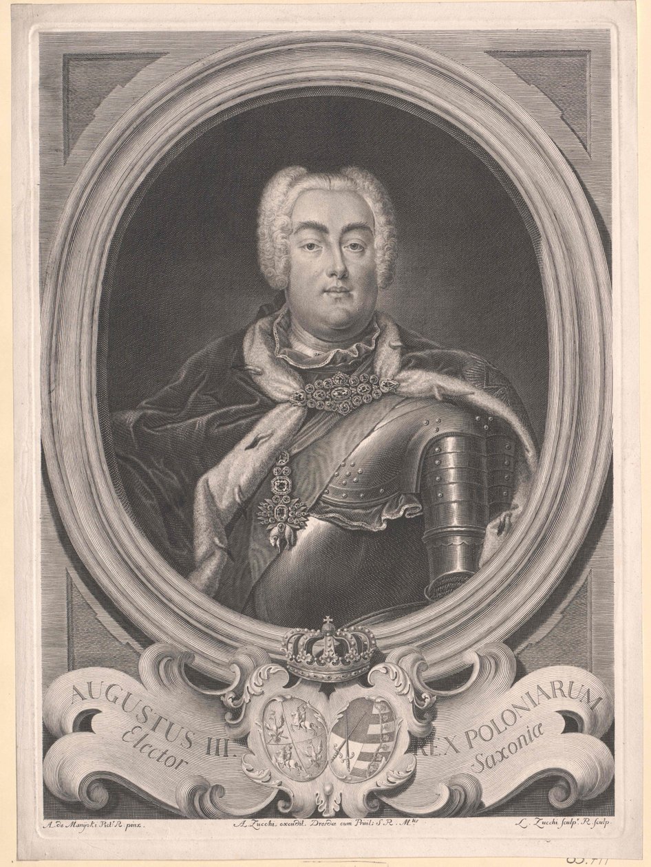 Elettore di Sassonia Federico Augusto II da Artist Unknown