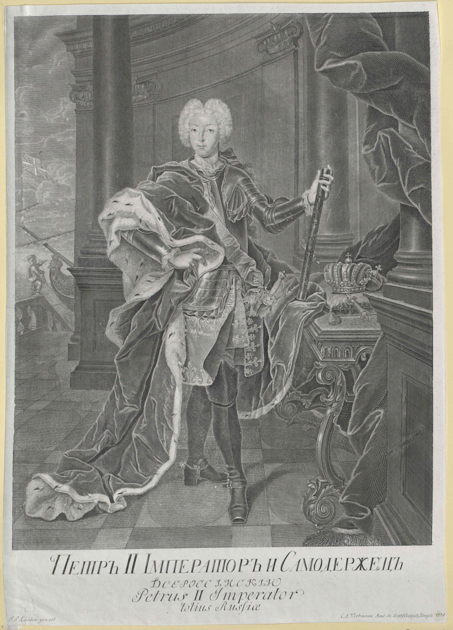 Imperatore di Russia Pietro II da Artist Unknown