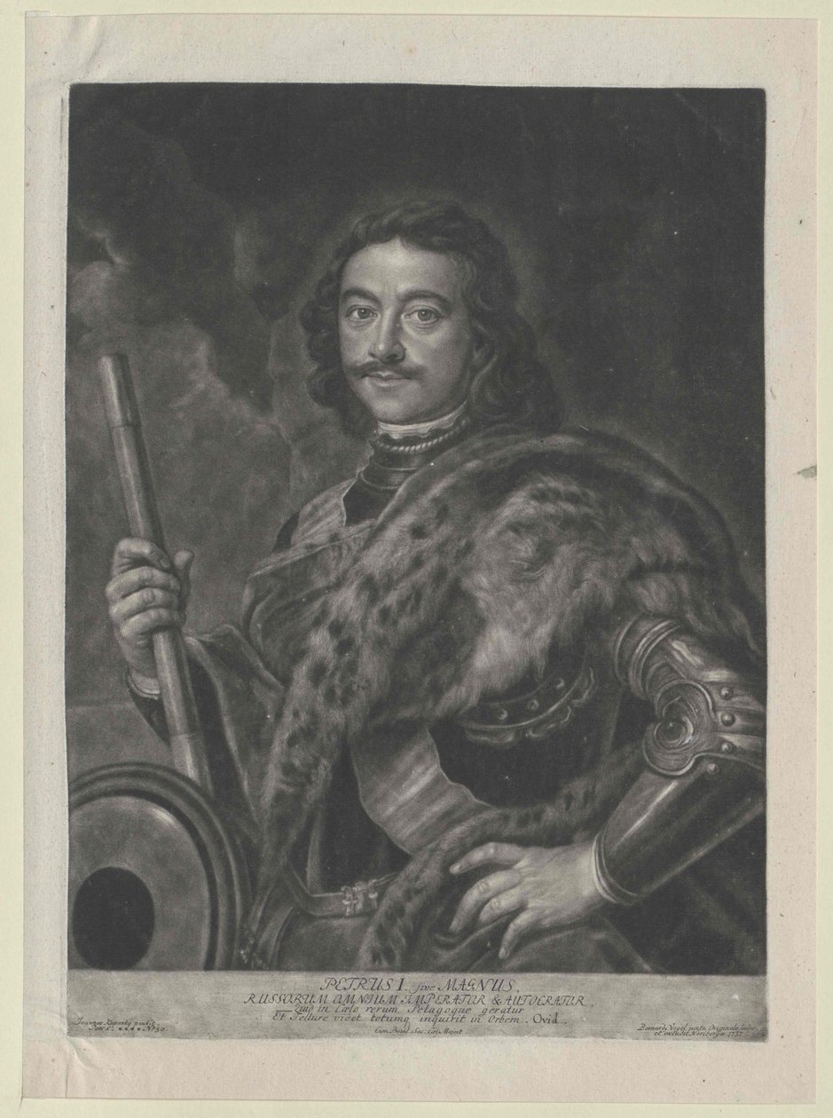 Imperatore di Russia Pietro I il Grande da Artist Unknown