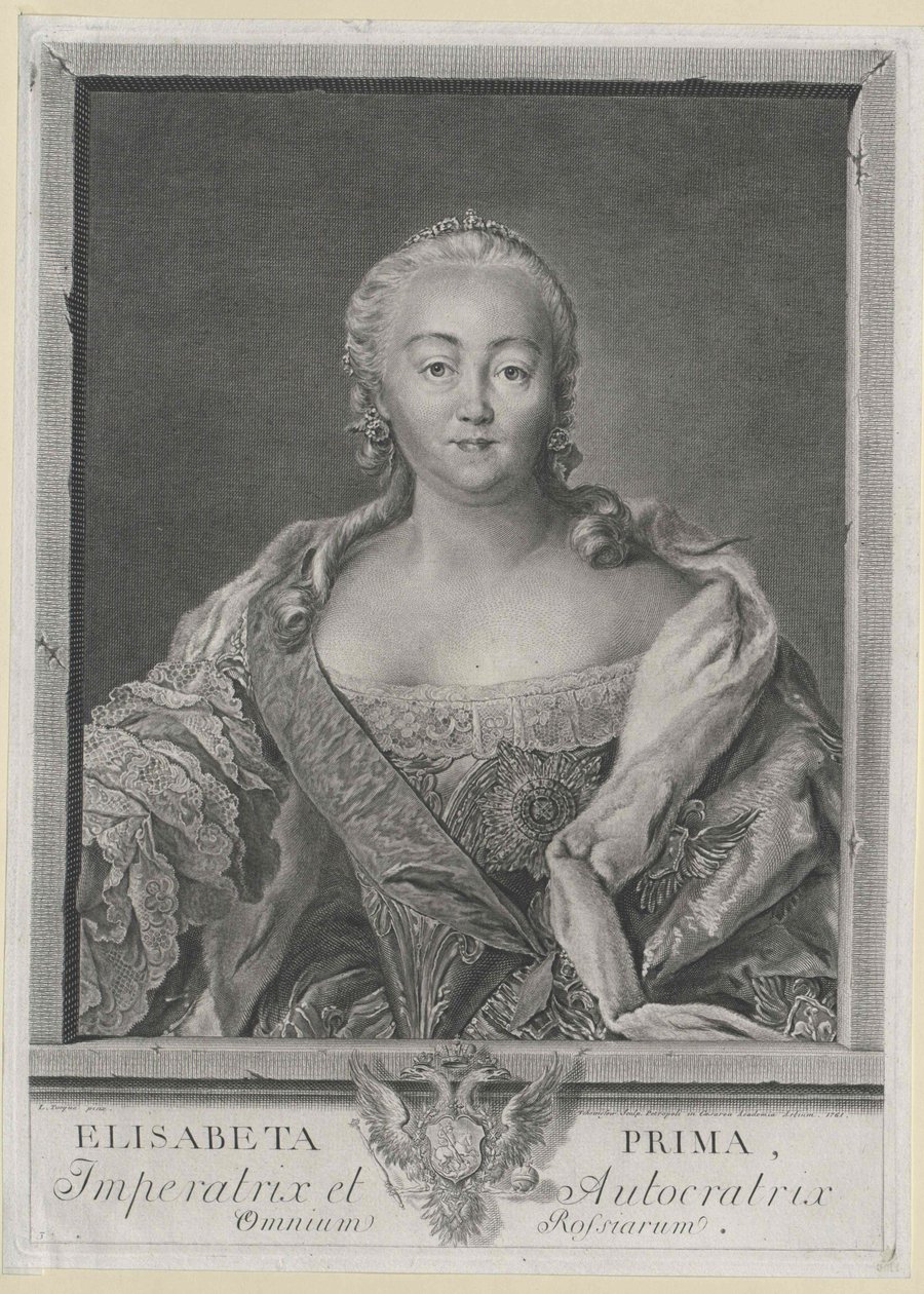 Imperatrice di Russia Elisabetta da Artist Unknown