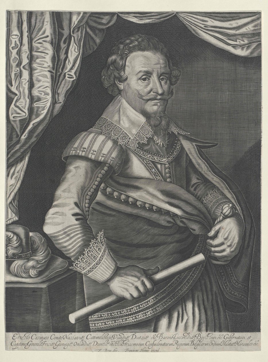 Ernst Casimir Conte di Nassau-Dietz da Artist Unknown
