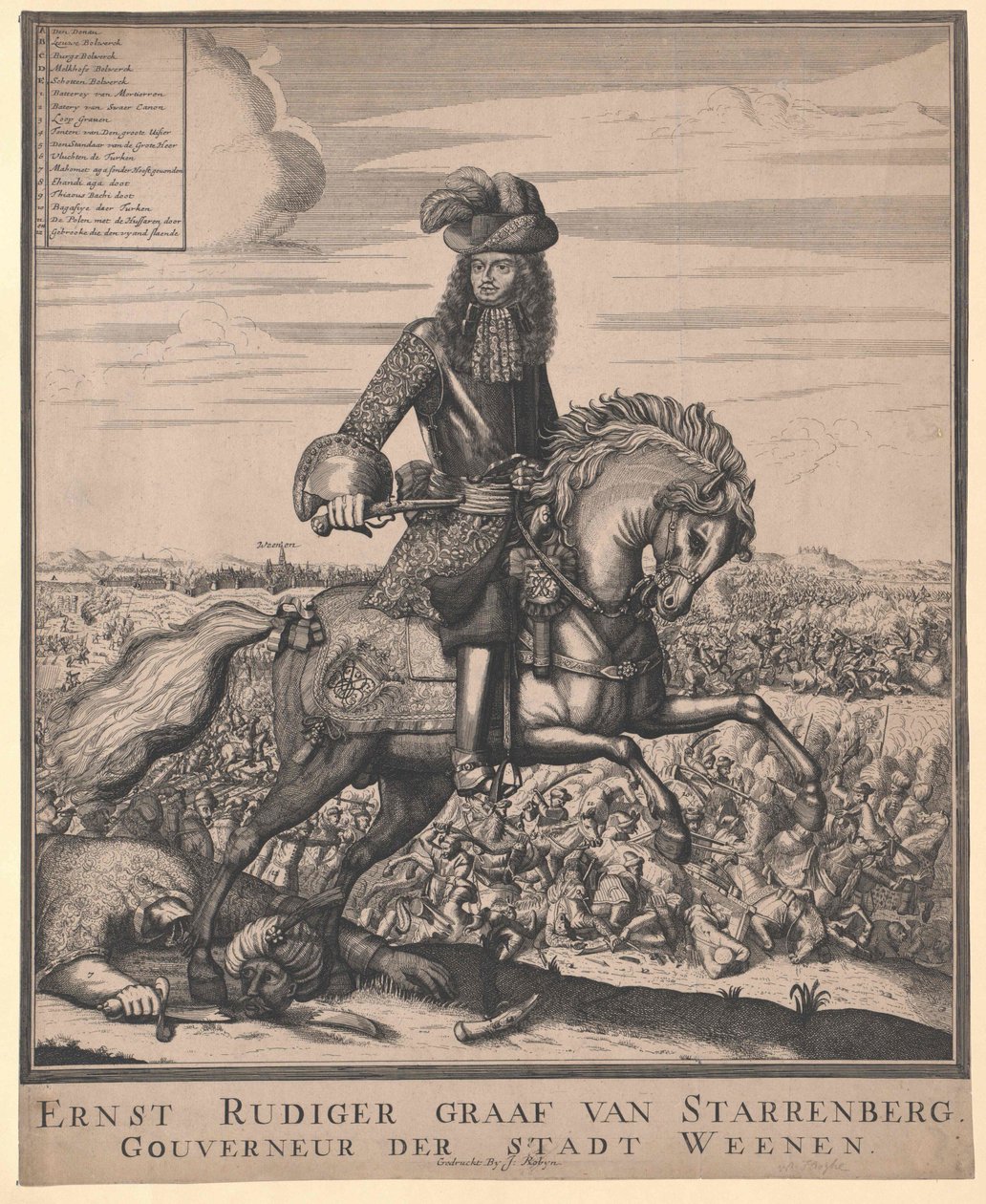 Ernst Roger conte Starhemberg da Artist Unknown