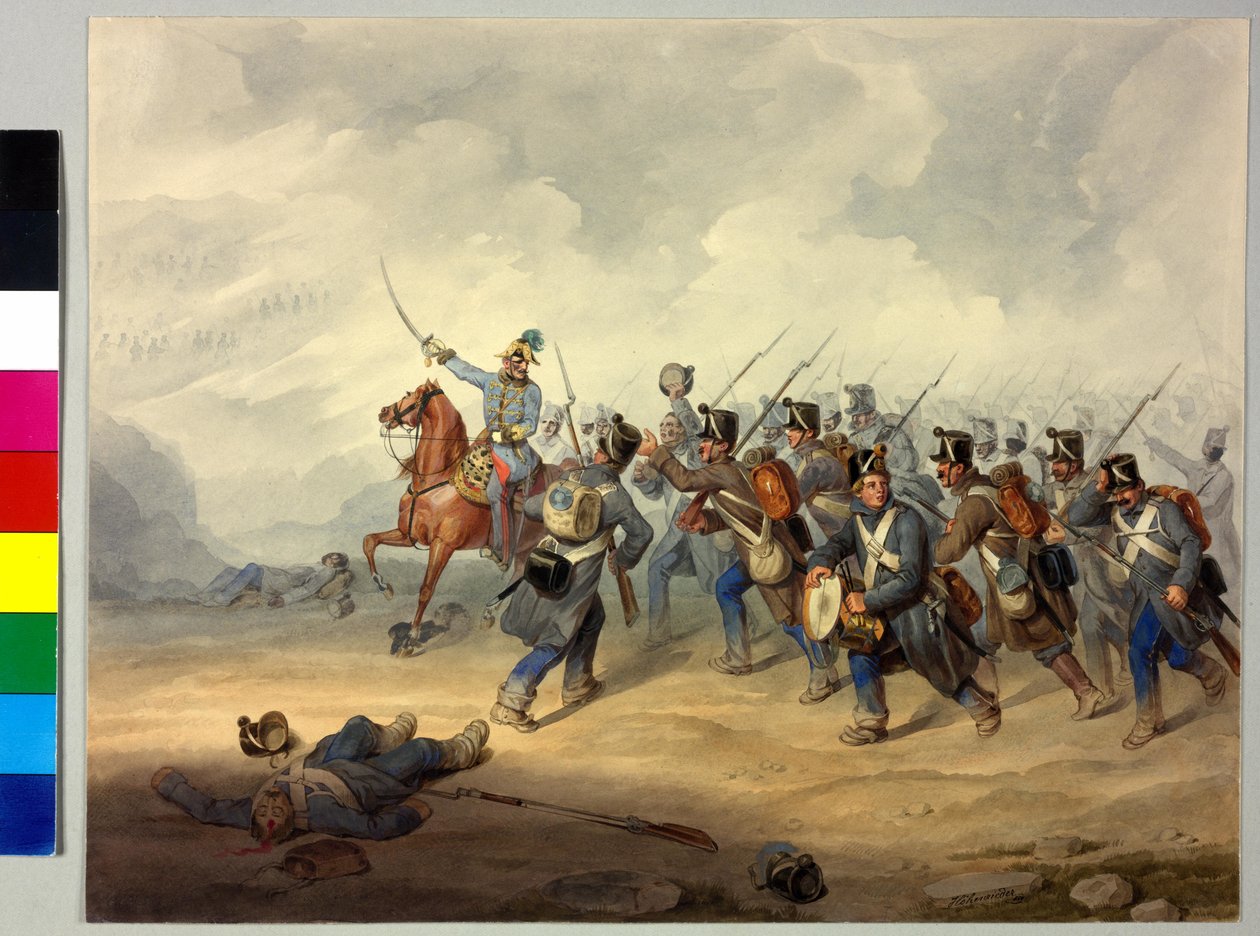 FML Franz Henry conte Schlik in battaglia da Artist Unknown