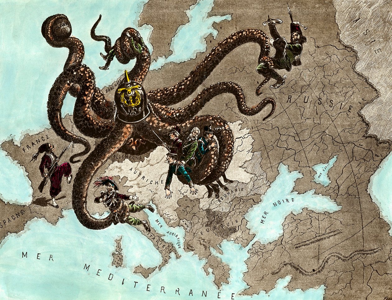 Prima guerra mondiale: la piovra tedesca da Artist Unknown