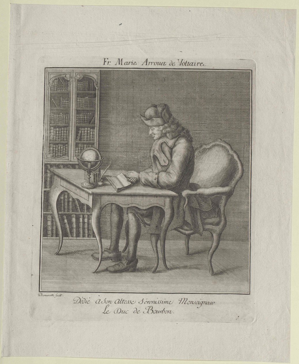 Fran006f0069s Marie Arouet Voltaire da Artist Unknown