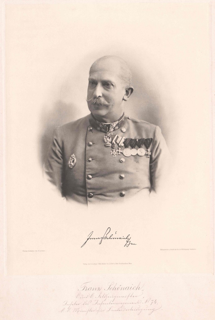 Franz Baron Schoenaich da Artist Unknown