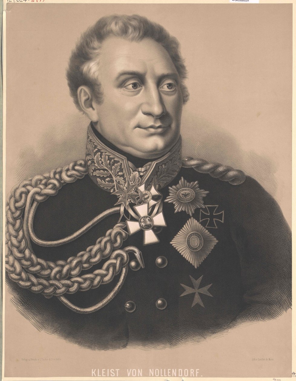 Frederic Henry conte Brill von Nollendorf da Artist Unknown