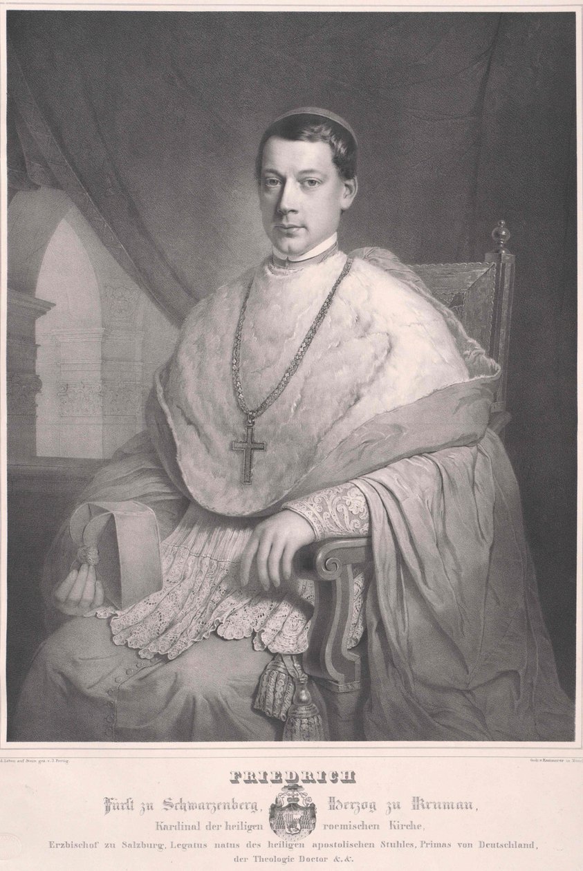 Federico conte Schwarzenberg-Krumau da Artist Unknown
