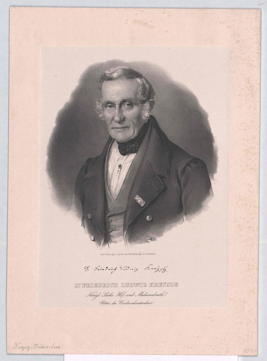 Friedrich Ludwig Kreysig da Artist Unknown