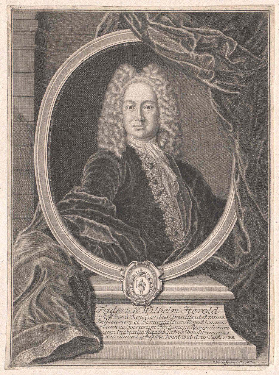 Friedrich Wilhelm Herold (stampa) da Artist Unknown