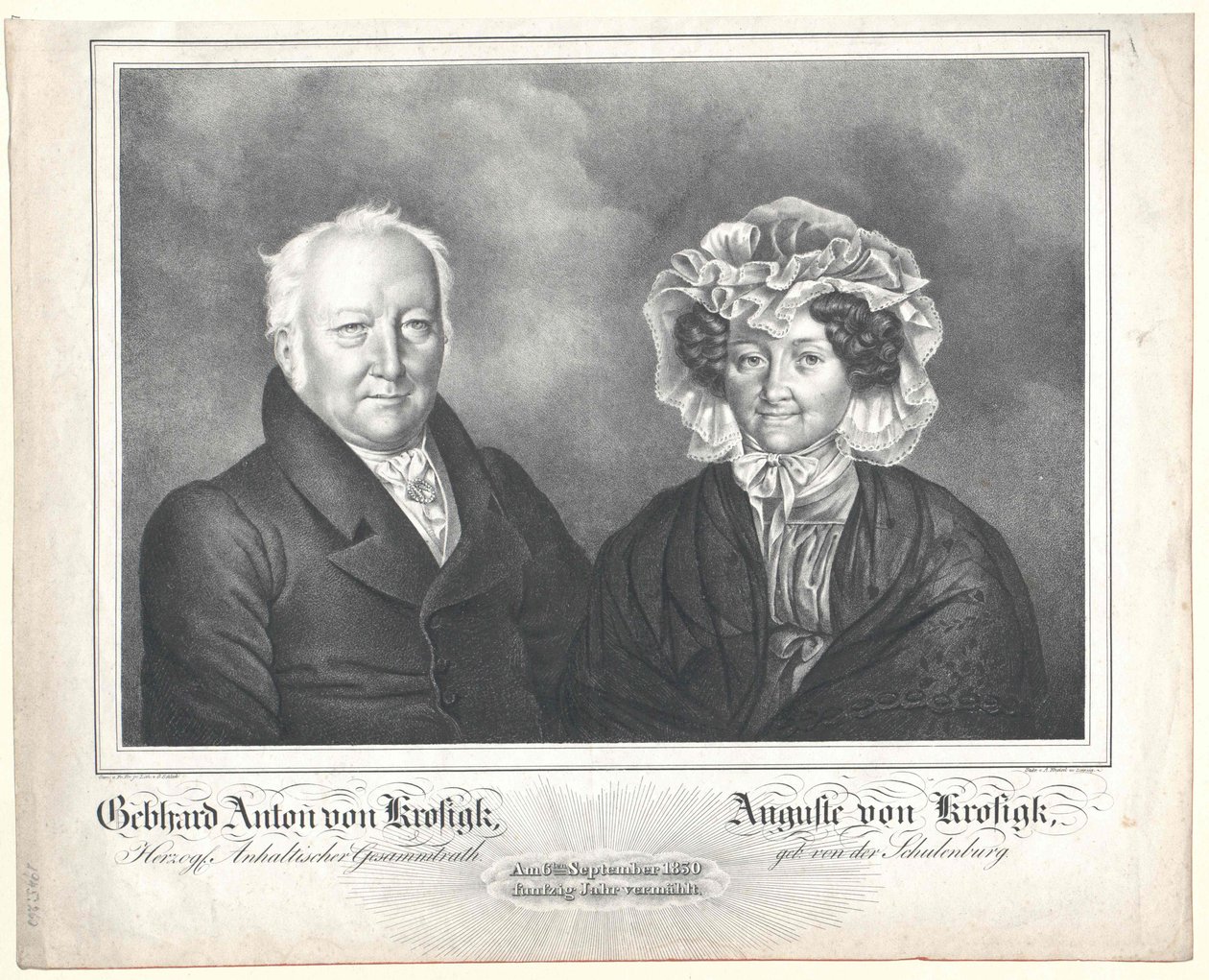Gebhard Anton von Krosigk da Artist Unknown