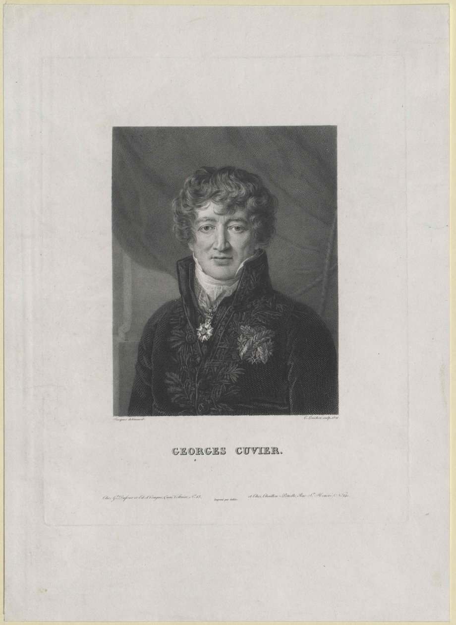 Georg Cuvier (stampa) da Artist Unknown