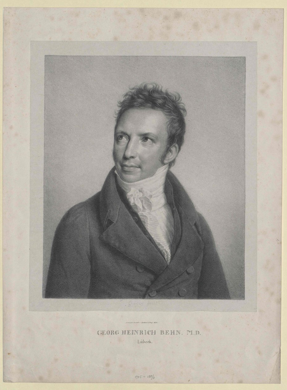 Georg Heinrich Behn (stampa) da Artist Unknown