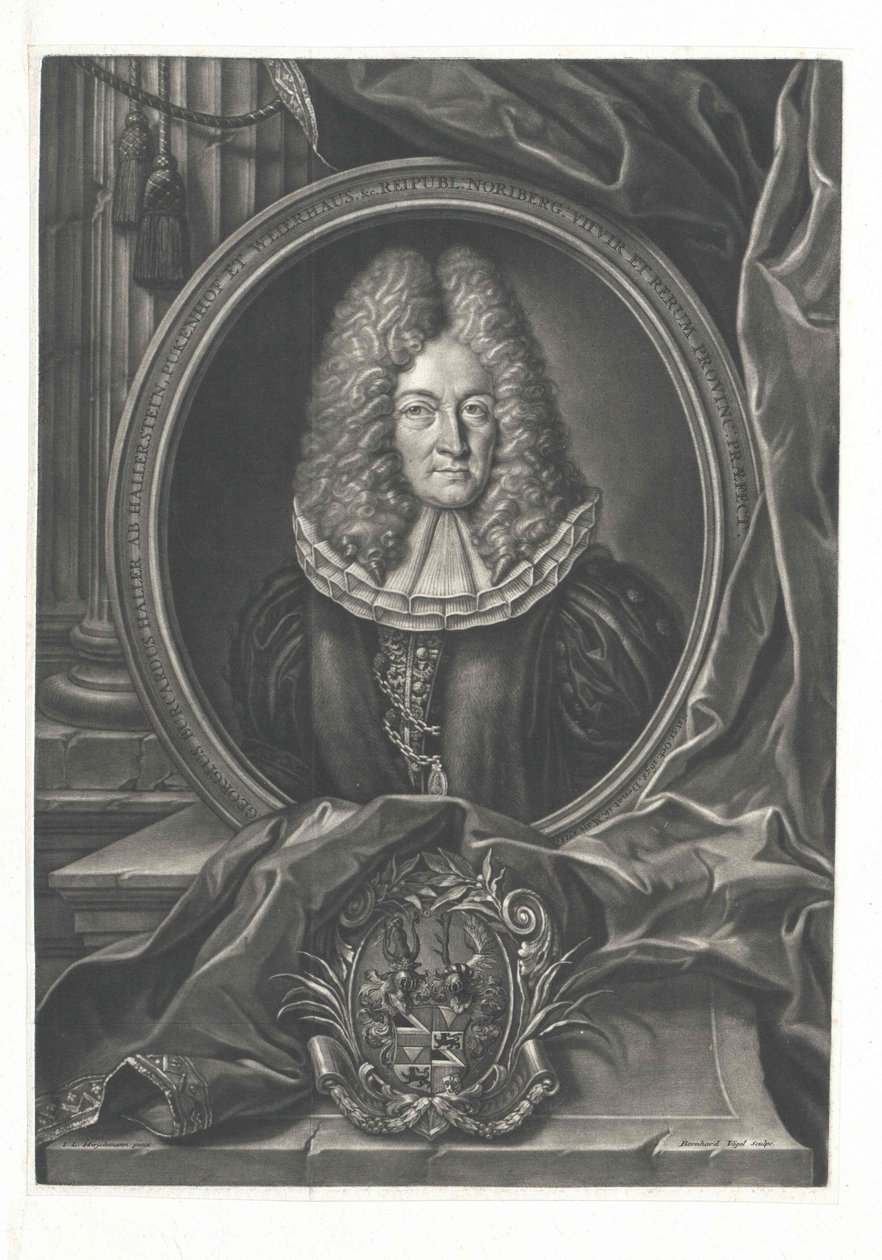 George Burkhard Haller von Hallerstein da Artist Unknown