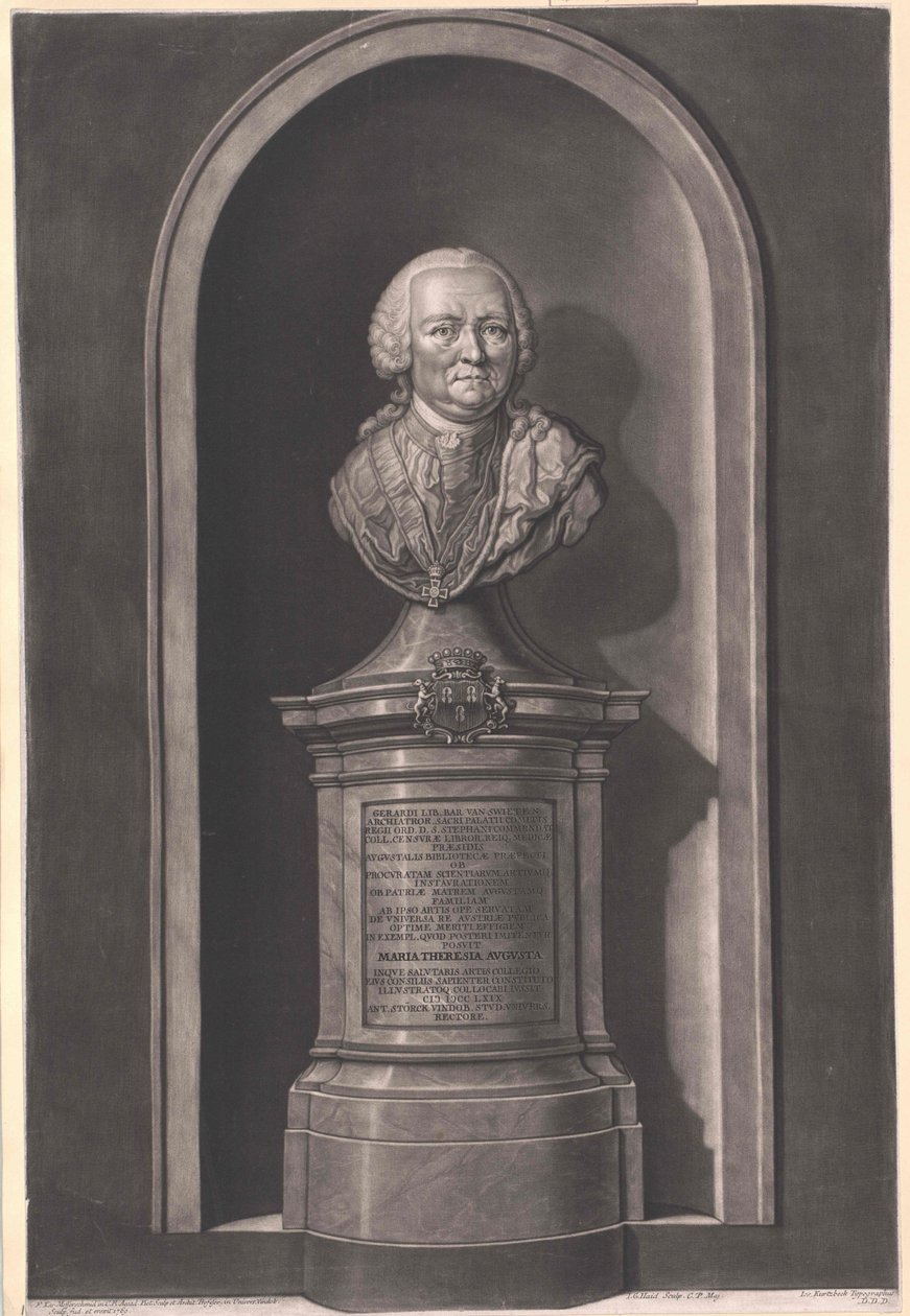 Gerard Baron van Swieten da Artist Unknown
