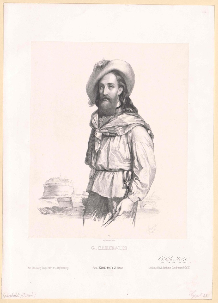 Giuseppe Garibaldi da Artist Unknown