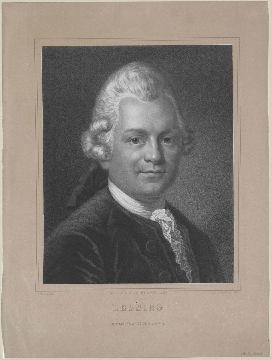 Gotthold Ephraim Lessing da Artist Unknown
