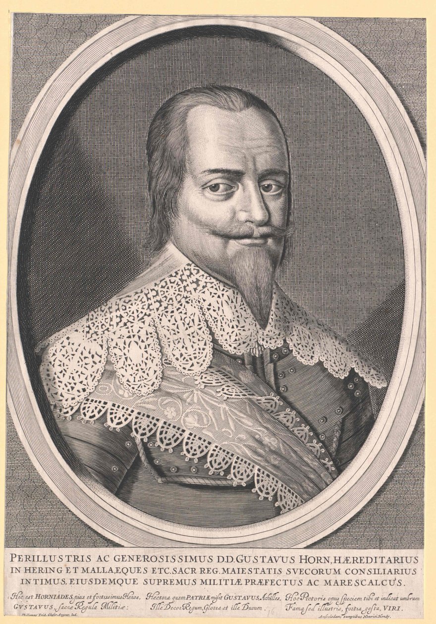 Gustaf conte Horn af Bjoerneborg da Artist Unknown