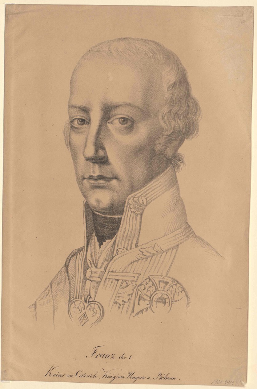 Imperatore del Sacro Romano Impero Francesco II da Artist Unknown