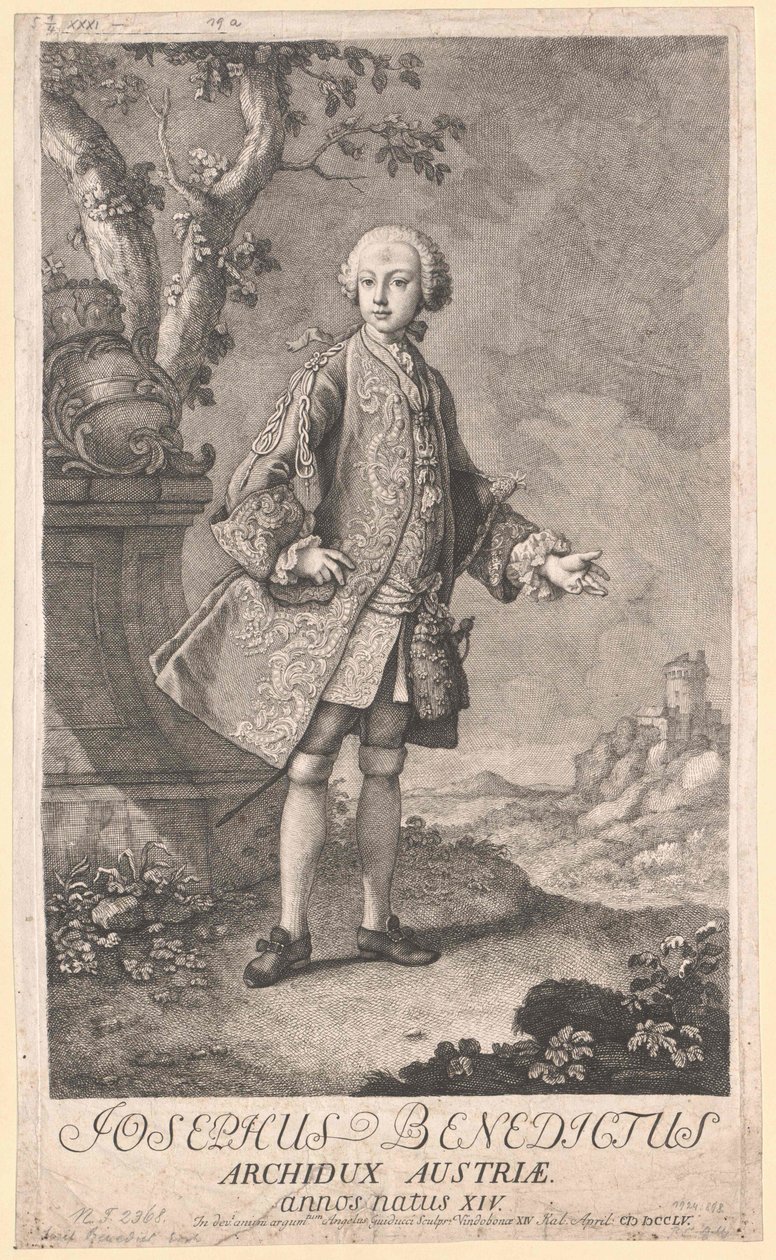 Il Sacro Romano Imperatore Giuseppe II da Artist Unknown