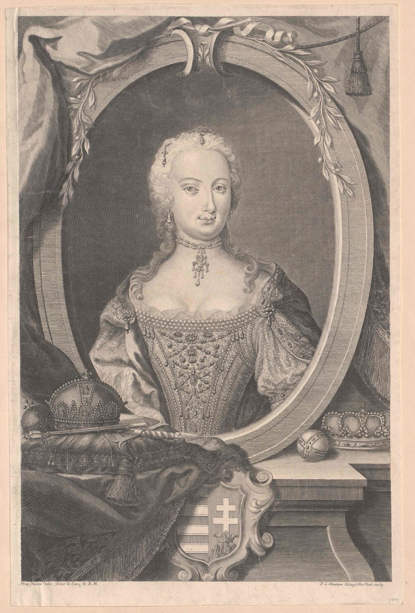 Santa Romana Imperatrice Maria Teresa da Artist Unknown
