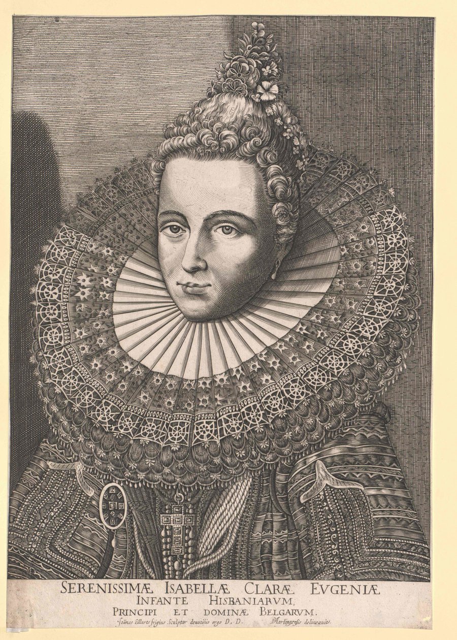 Infanta di Spagna Isabella Clara Eugenia da Artist Unknown