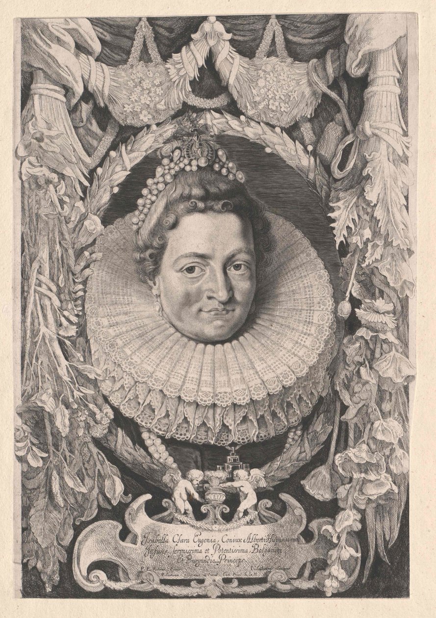 Infanta di Spagna Isabella Clara Eugenia da Artist Unknown