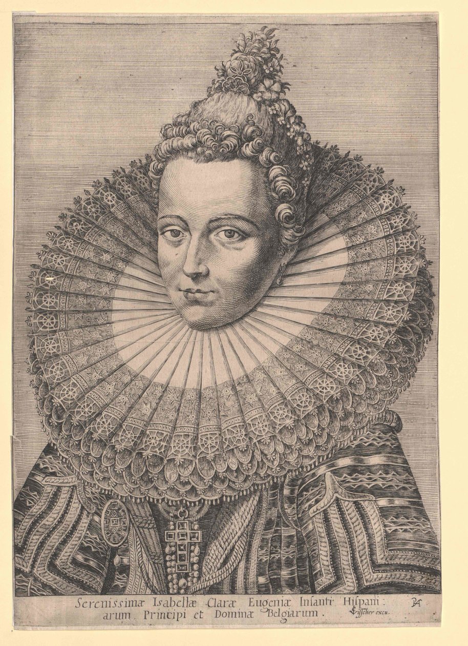 Infanta di Spagna Isabella Clara Eugenia da Artist Unknown