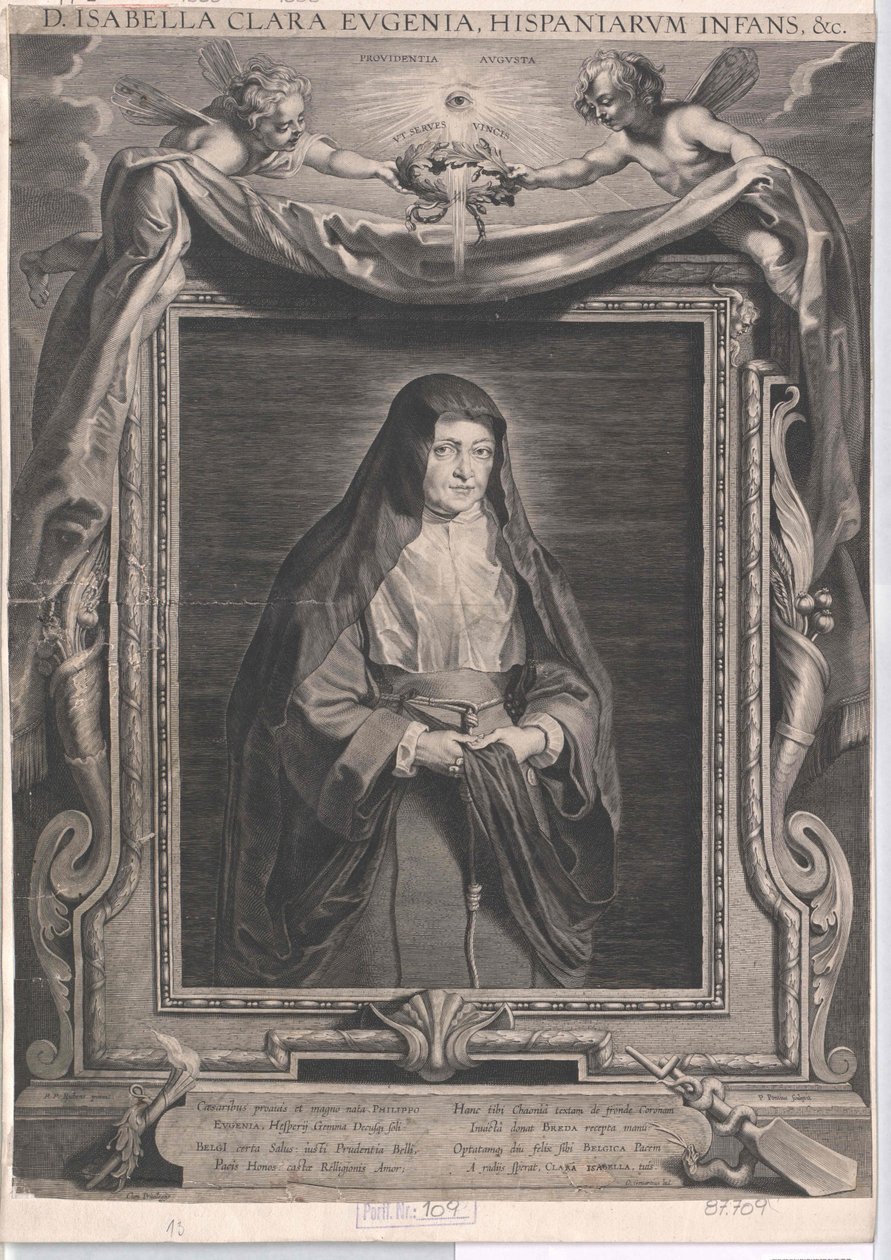 Infanta di Spagna Isabella Chiara Eugenia da Artist Unknown