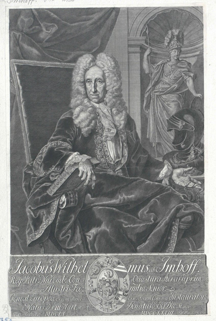 Jakob Wilhelm Imhof da Artist Unknown