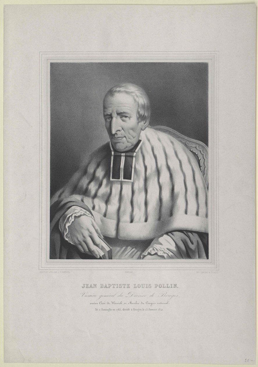 Jean Baptiste Louis Pollin da Artist Unknown