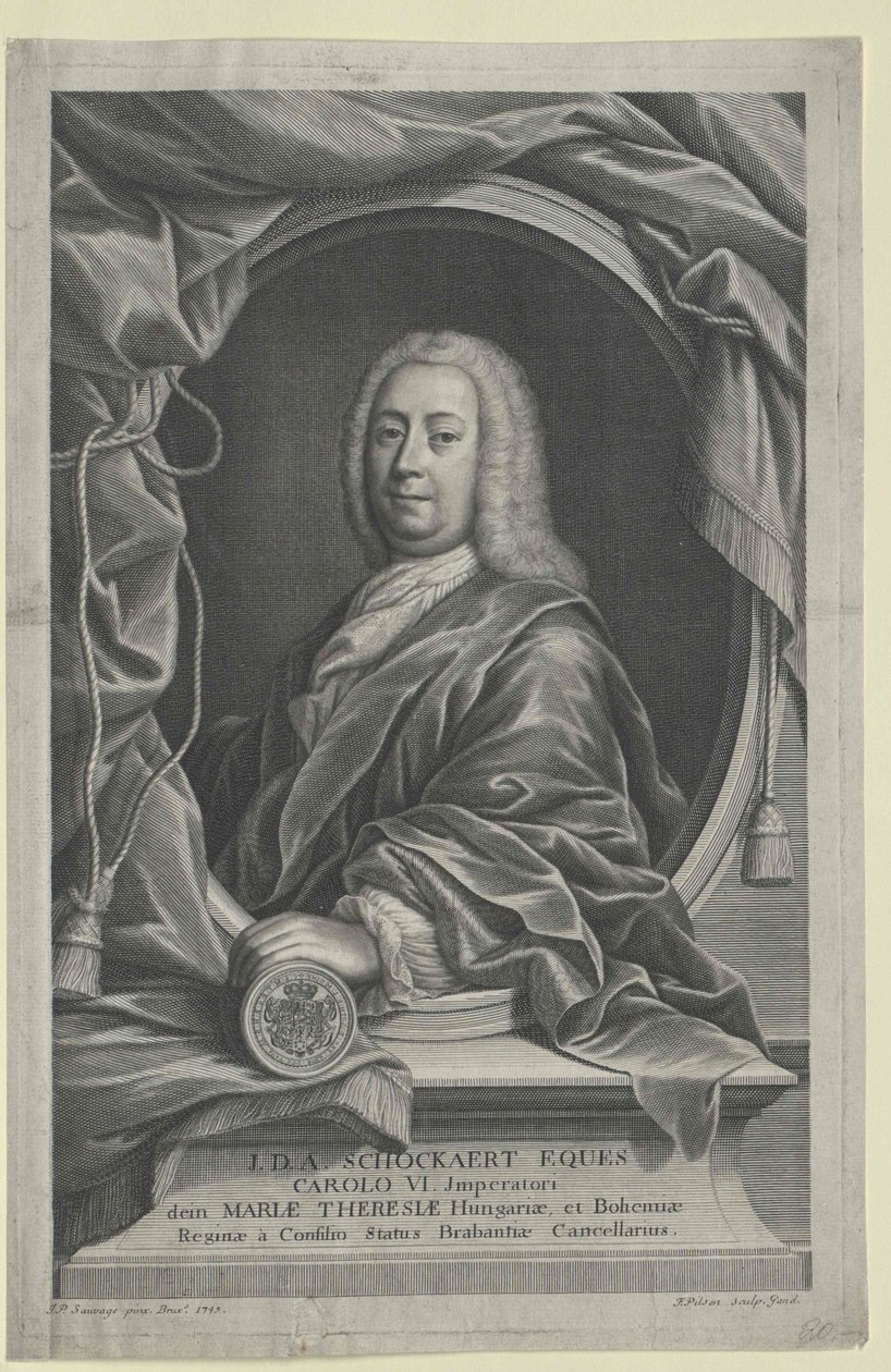 Jean Daniel Antoine Comte de Thirimont Scockart (stampa) da Artist Unknown
