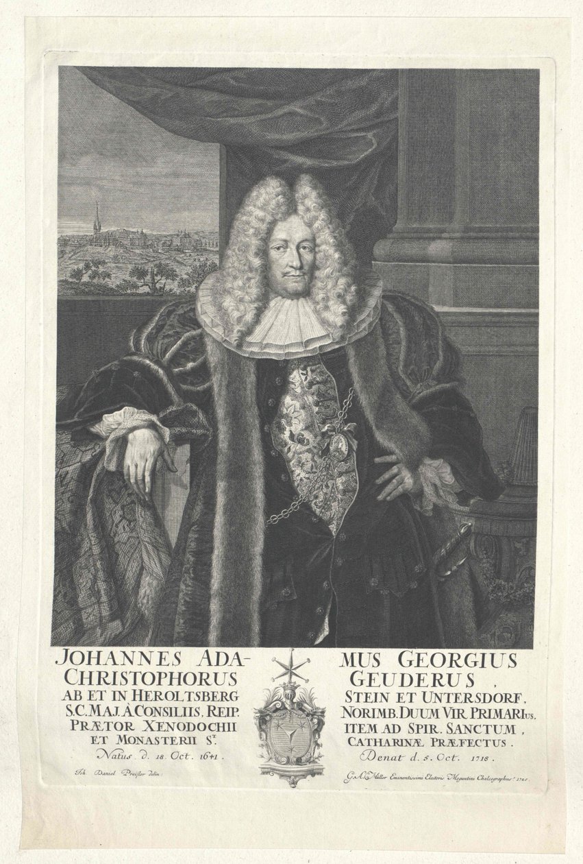 Johann Adam Georg Christoph Geuder von und zu Heroldsberg da Artist Unknown